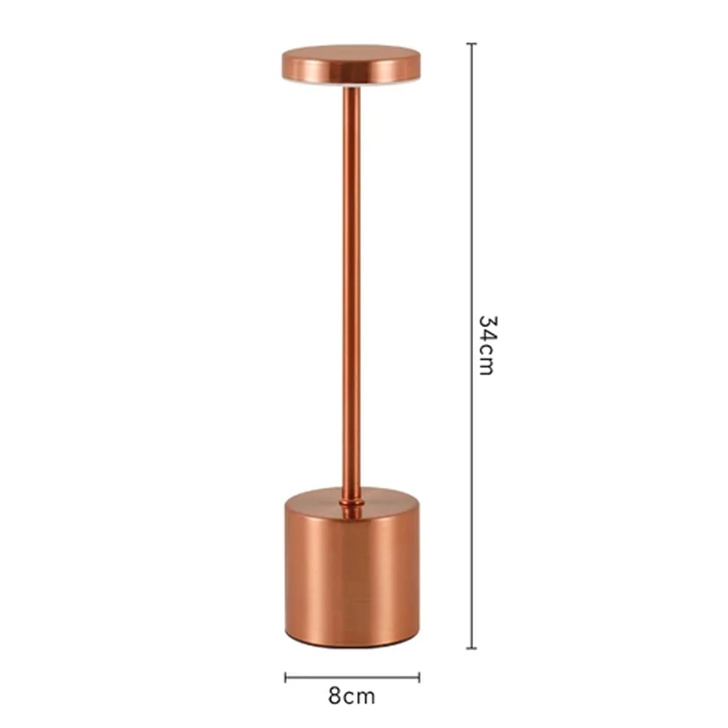 Luminária de Mesa Abajur Touch Led Antares