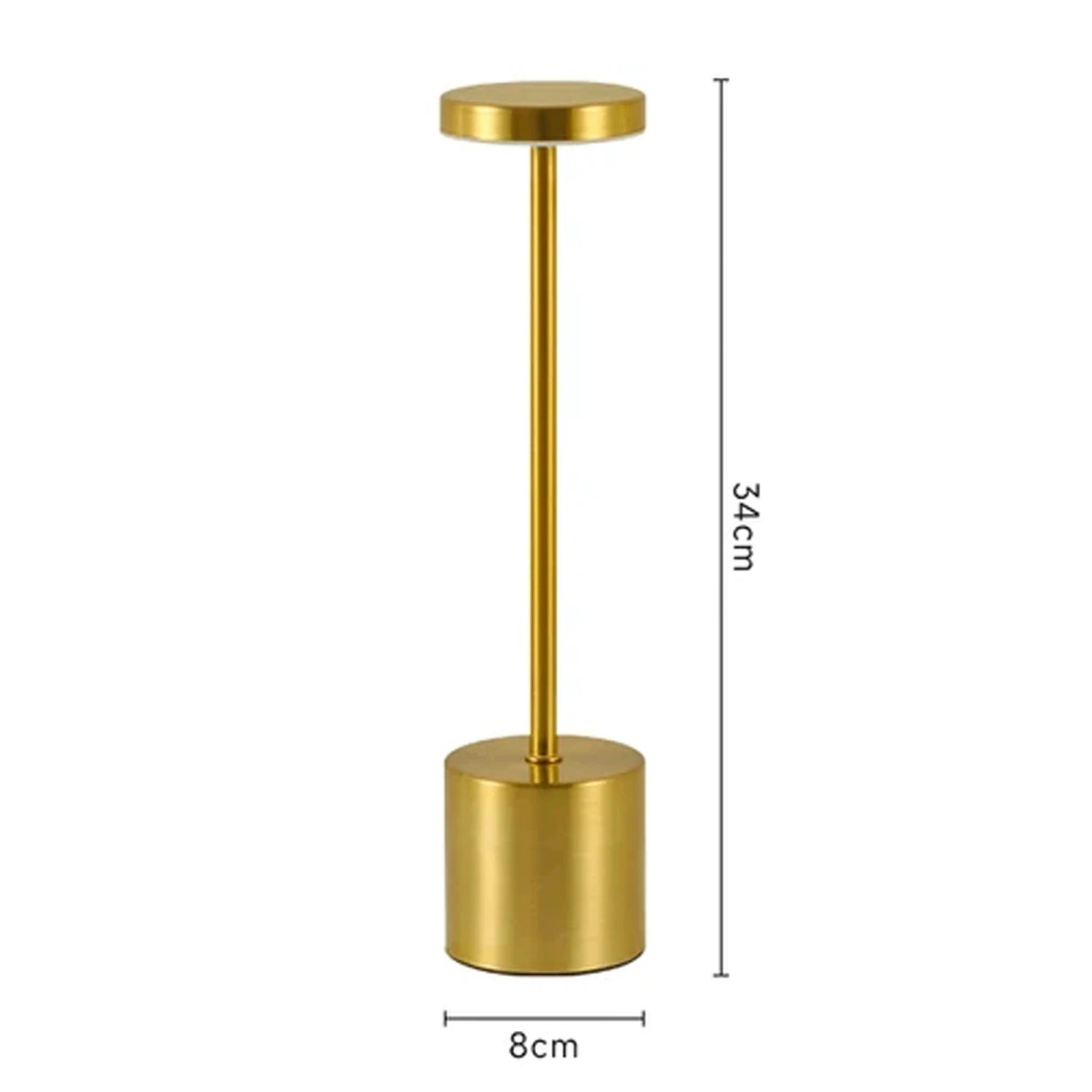 Luminária de Mesa Abajur Touch Led Antares