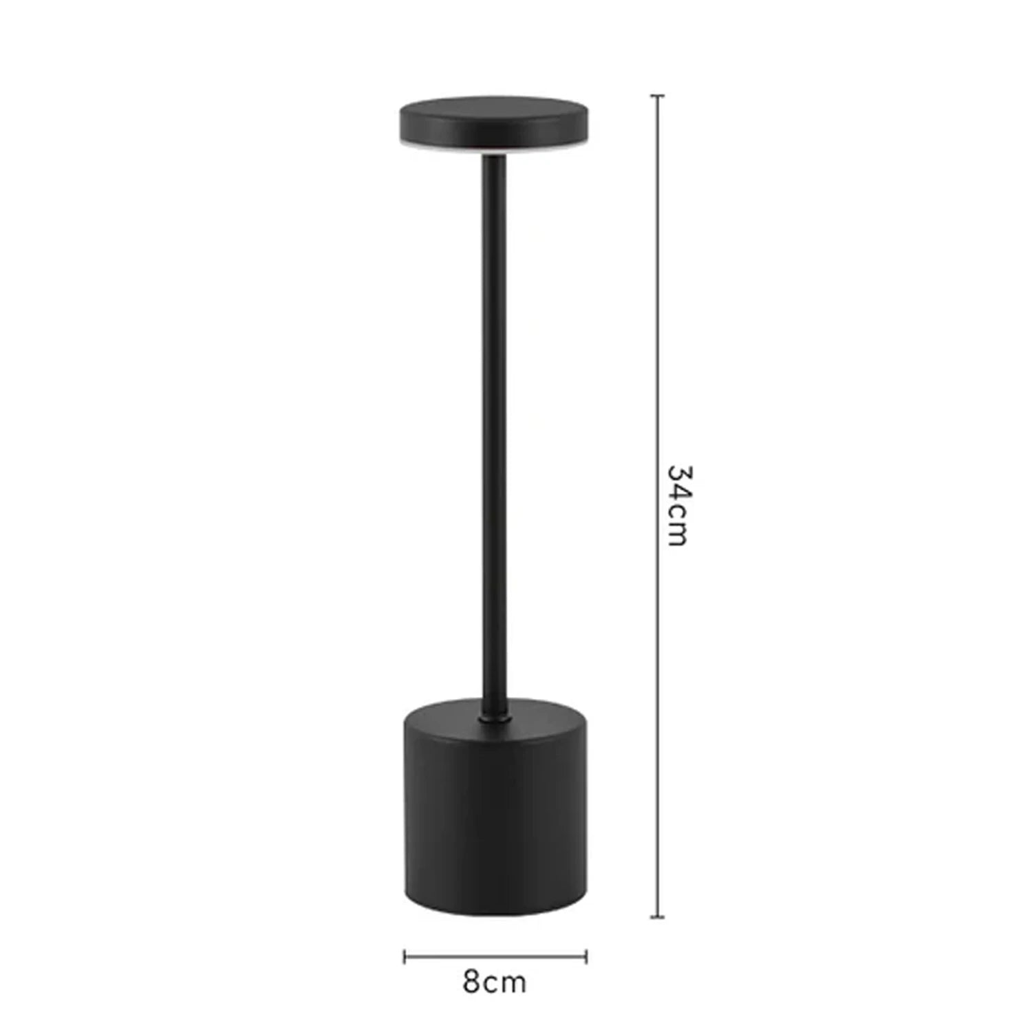 Luminária de Mesa Abajur Touch Led Antares