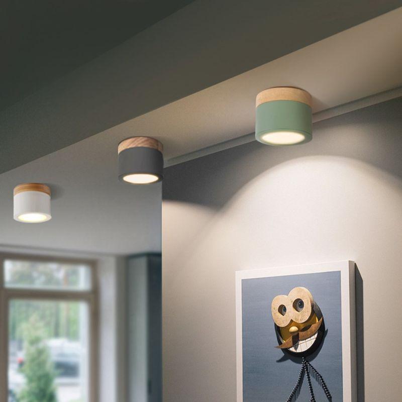 Luminária de Teto Plafon Led Estilo Nórdico Astra