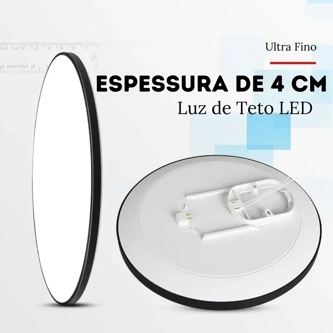 Luminária de Teto Plafon Led Sobrepor Redondo Solis