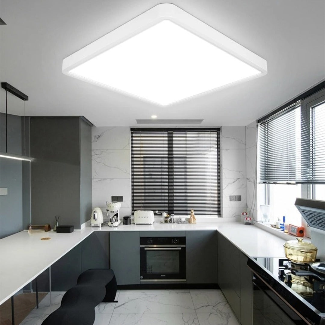 Luminária De Teto Plafon Quadrado LED Bivolt Aurum
