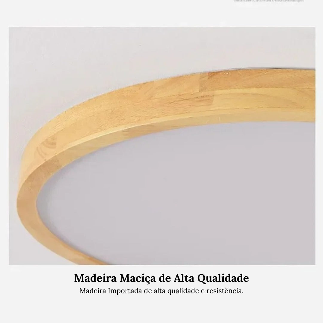 Luminária de Teto Plafon Redondo Led Moderno Lumière