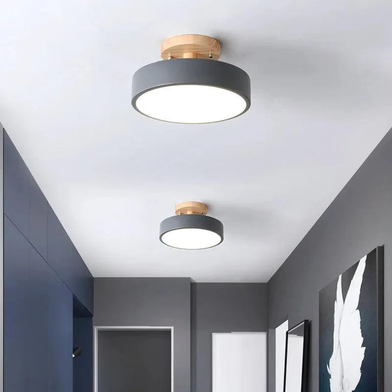Luminária de Teto Plafon Redondo Led Nórdico Stellar