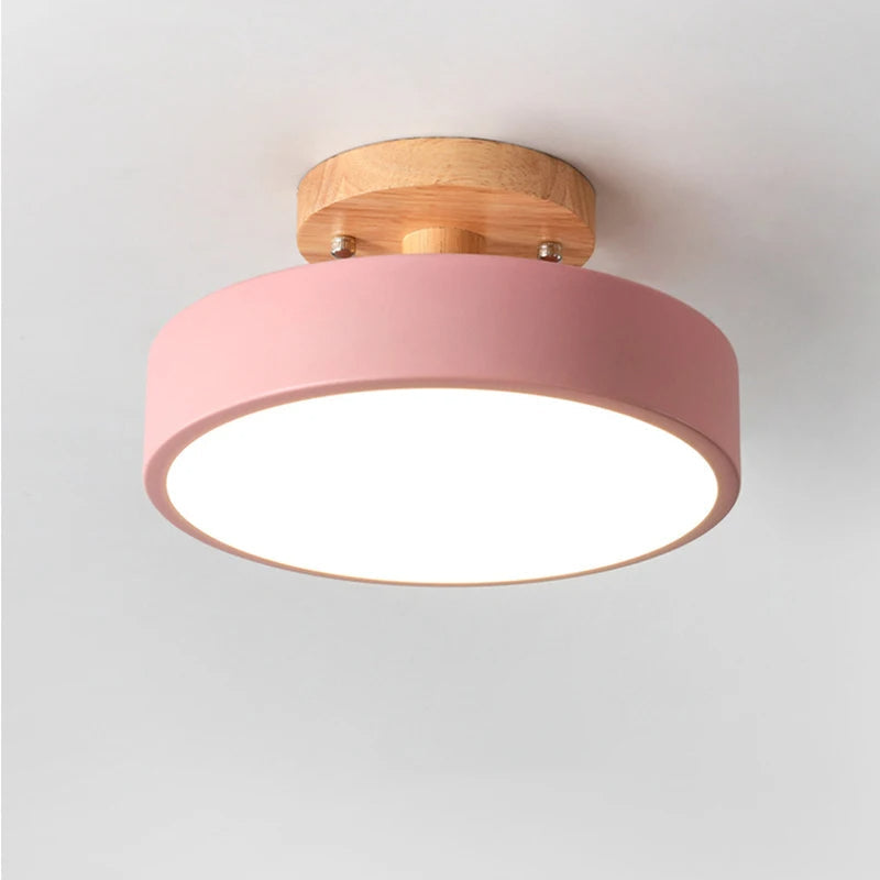 Luminária de Teto Plafon Redondo Led Nórdico Stellar