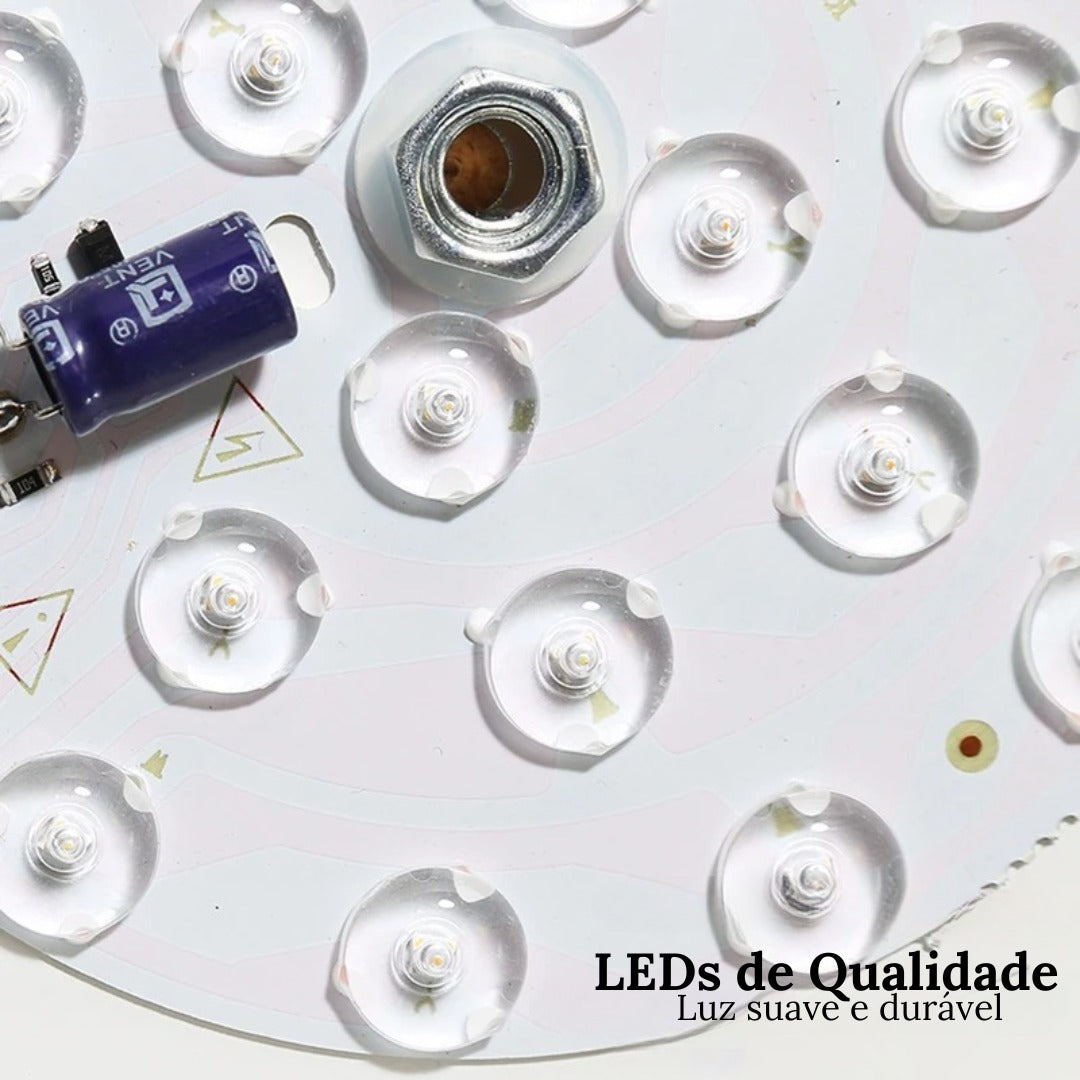 Luminária de Teto Plafon Redondo Led Nórdico Stellar