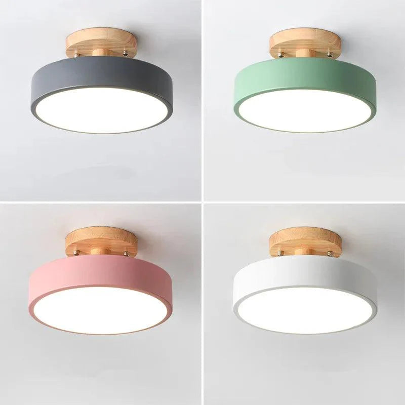 Luminária de Teto Plafon Redondo Led Nórdico Stellar