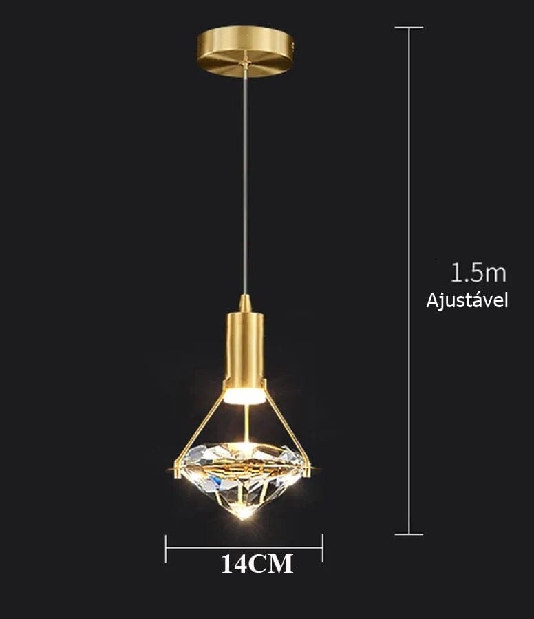 pendente led infinito