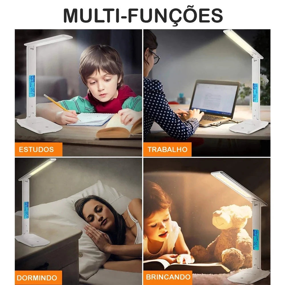luminária led de mesa