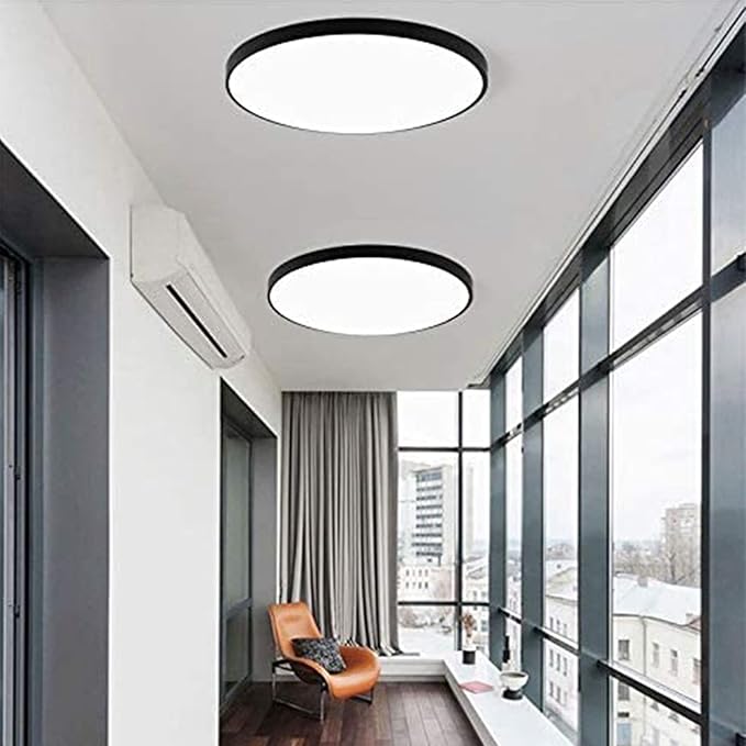 Plafon Led Sobrepor Redondo Moderno Com Controle Clarity