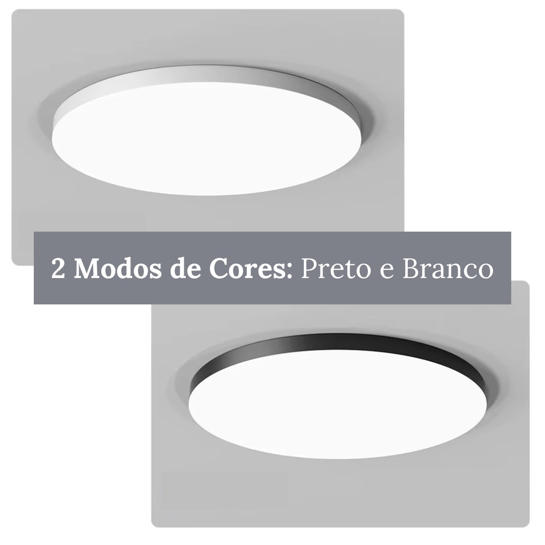 Plafon Redondo Led Sobrepor De Embutir Brilliance